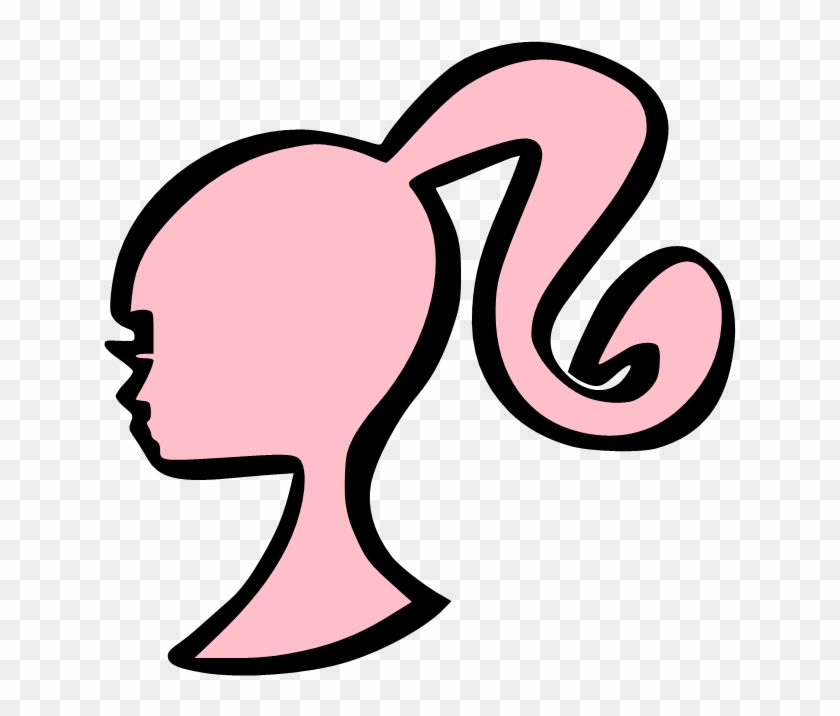 Pink barbie logo top