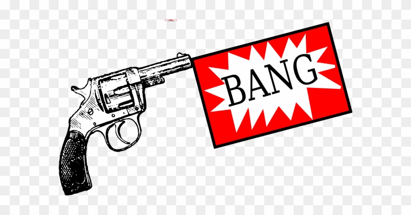 Bang Gun Clip Art - Bang Gun Clipart #622638