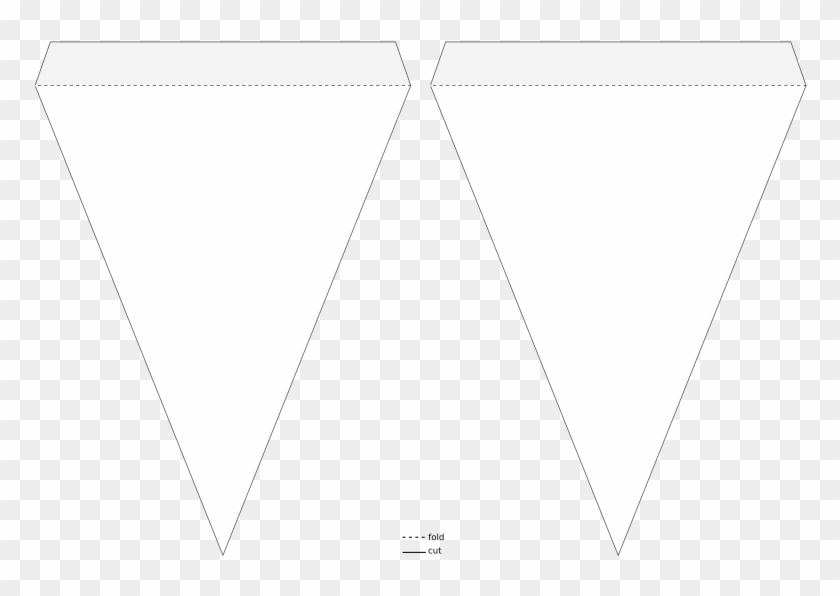 Medium Image - Triangle Flag Banner Template #622653