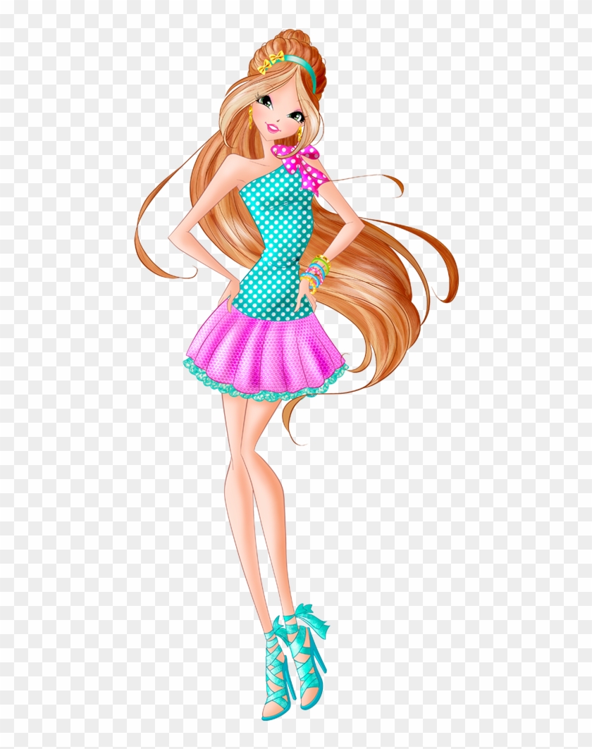 World Of Winx Chef Chic Flora Strawberry Outfit Png - Winx Club #622774