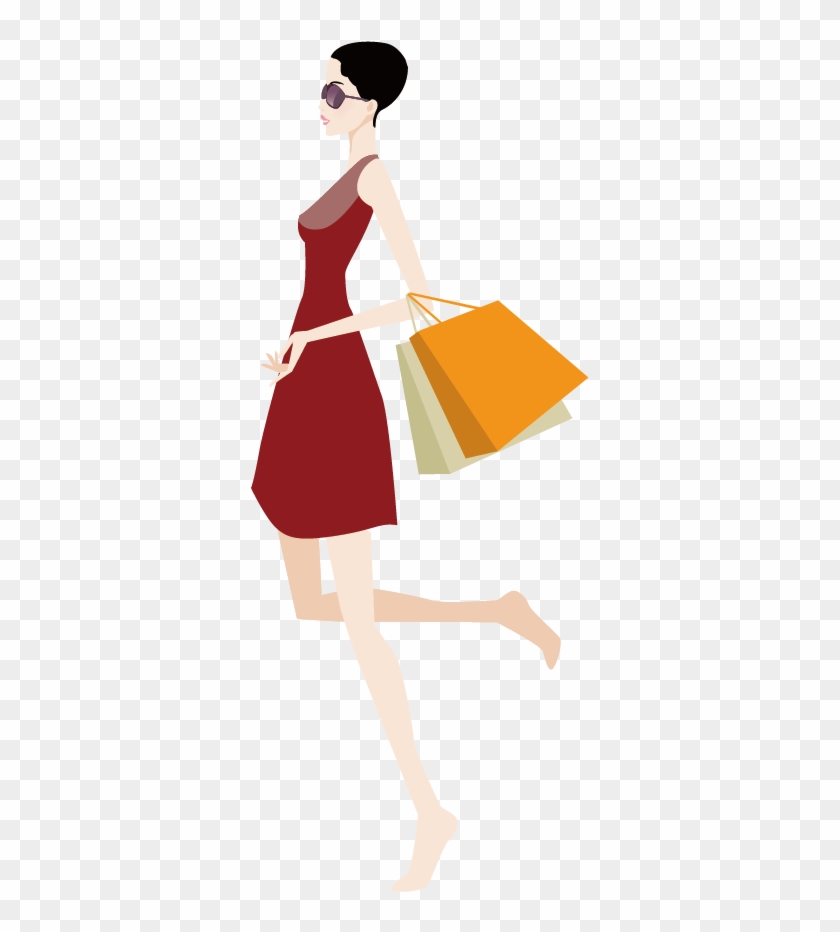 Fashion Cartoon Woman - Fashion Vector #622808