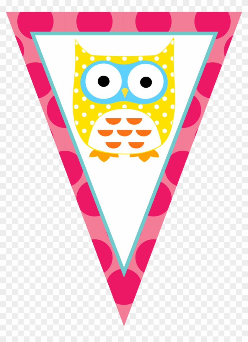 Pennant Owl Banner - Owl #622828