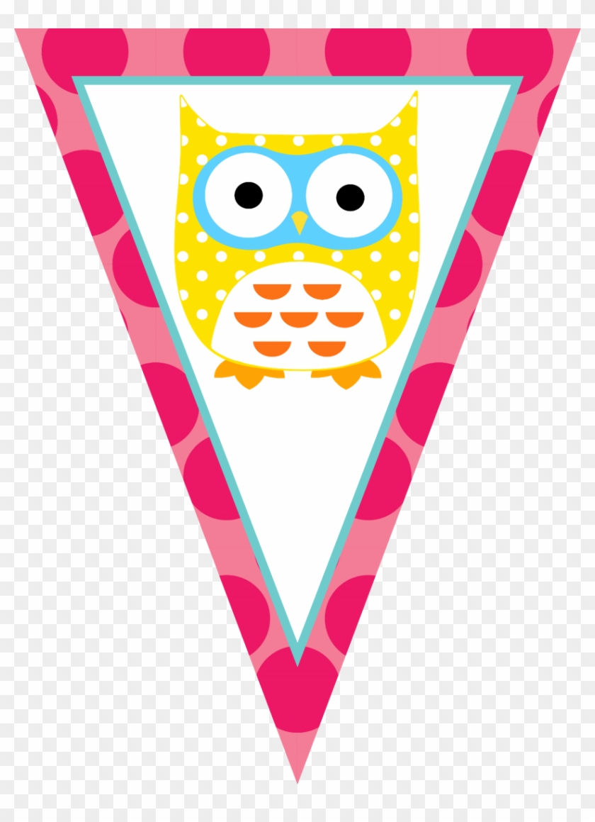 Pennant Owl Banner - Owl #622828