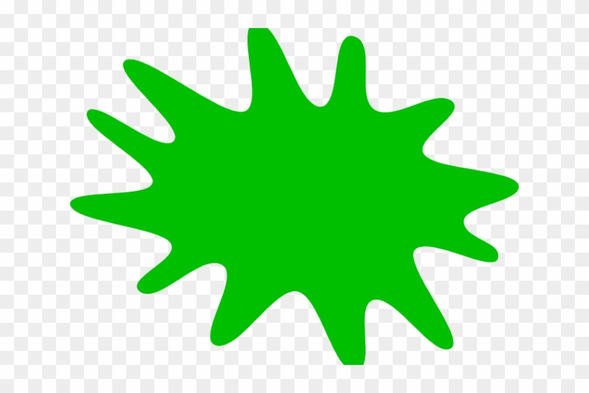 Paint Splat Clipart - Green Paint Clipart #622859