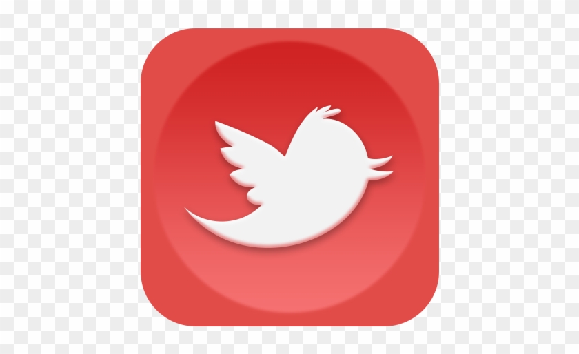 Twitter Old Icon Red Social Media Icons Softicons Com - Twitter For Mac Icon #623014