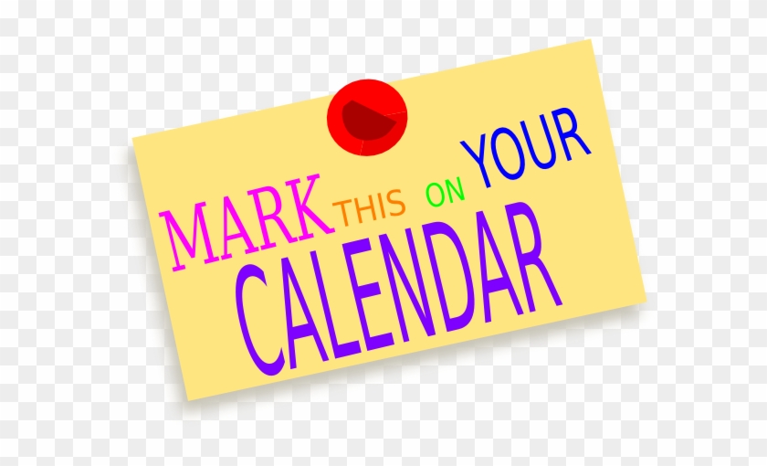 Mark Your Calendar Clipart #623020