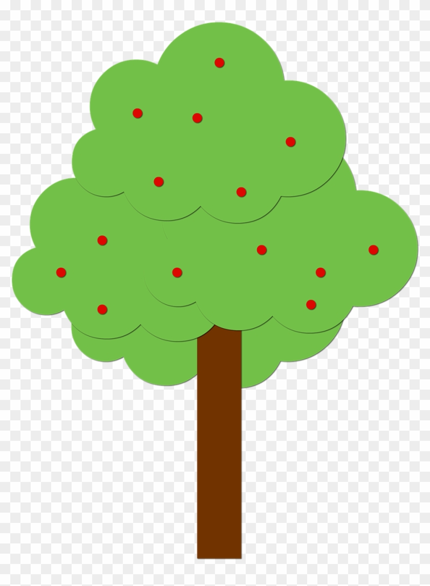 Forest, Tree, Fruits, Nature, Forest, Drawing - Illustration #623022