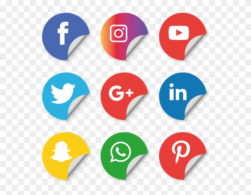 Social Media Icons Setfacebook, Instagram, Whatsapp, - Social Media Icons Png #623065