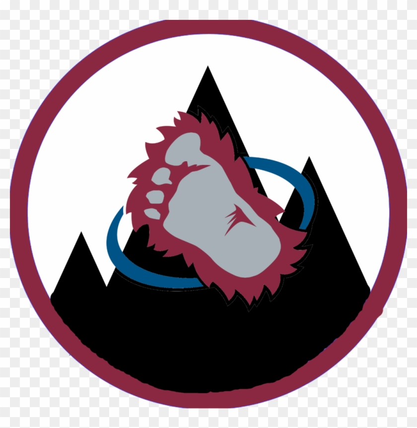 First Custom Colorado Avalanche Logo By Nhlconcepts - Colorado Avalanche Foot Logo #623314