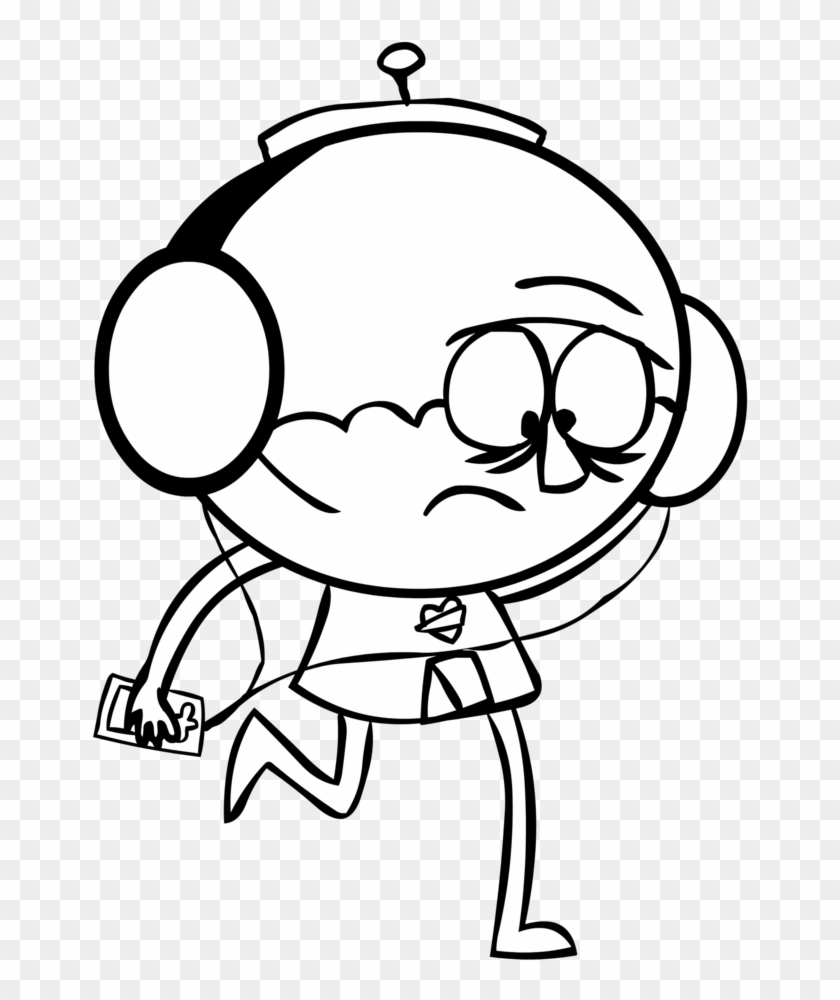 Chibi Benson Coloring Page By ~invaderdogh On Deviantart - Benson Regular Show Coloring Pgs #623407