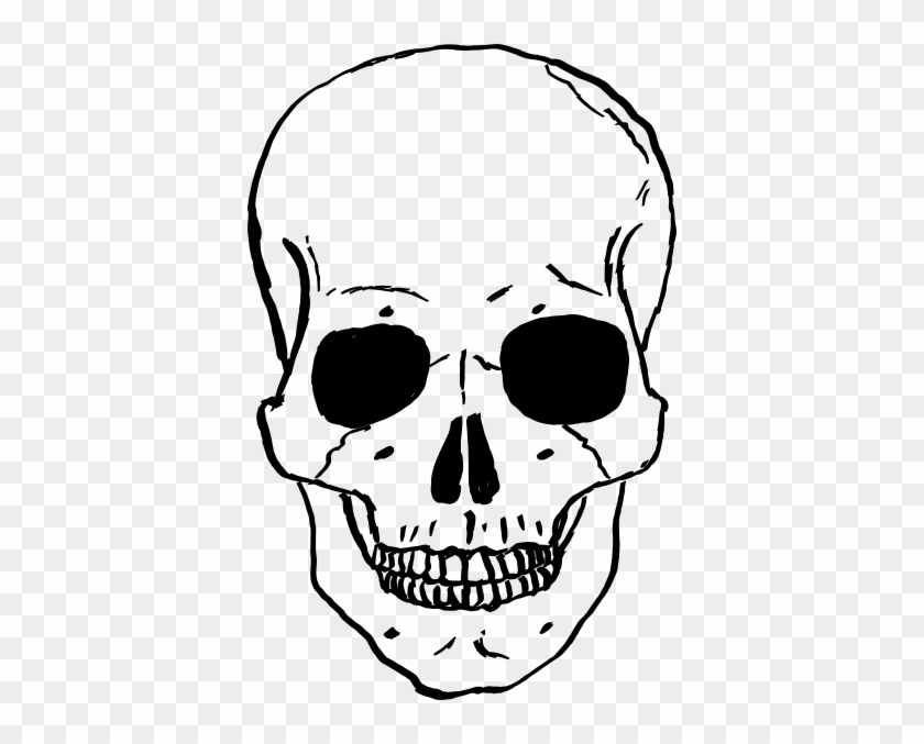 Coloring Pages For Girls Skeleton Colouring Human - Skull Graphic Transparent Background #623411