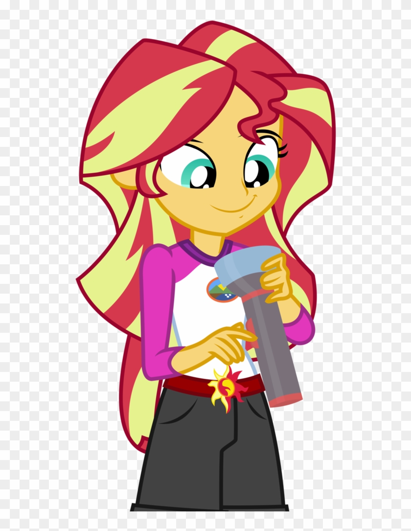 Sketchmcreations, Clothes, Cute, Equestria Girls, Flashlight - Sunset Shimmer Friendship Games #623648