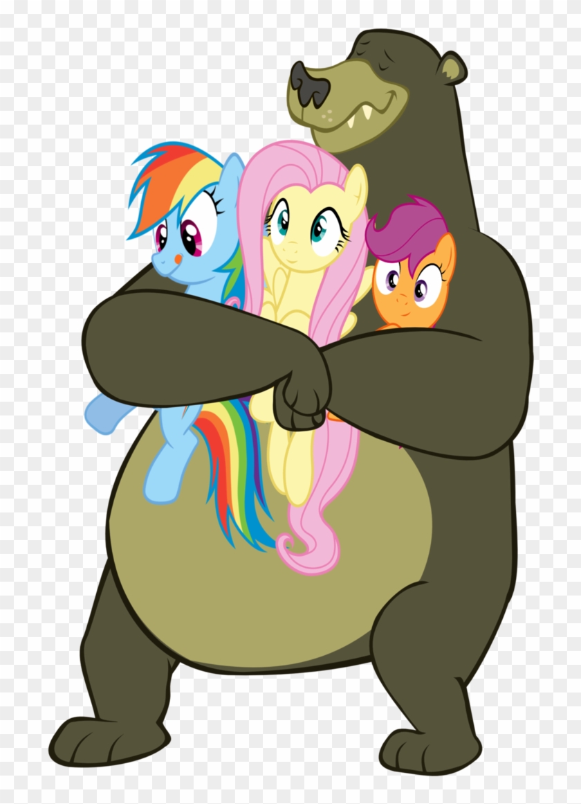 Harry Bear Hugs His Pony Pals - Mlp Harry The Bear #623730
