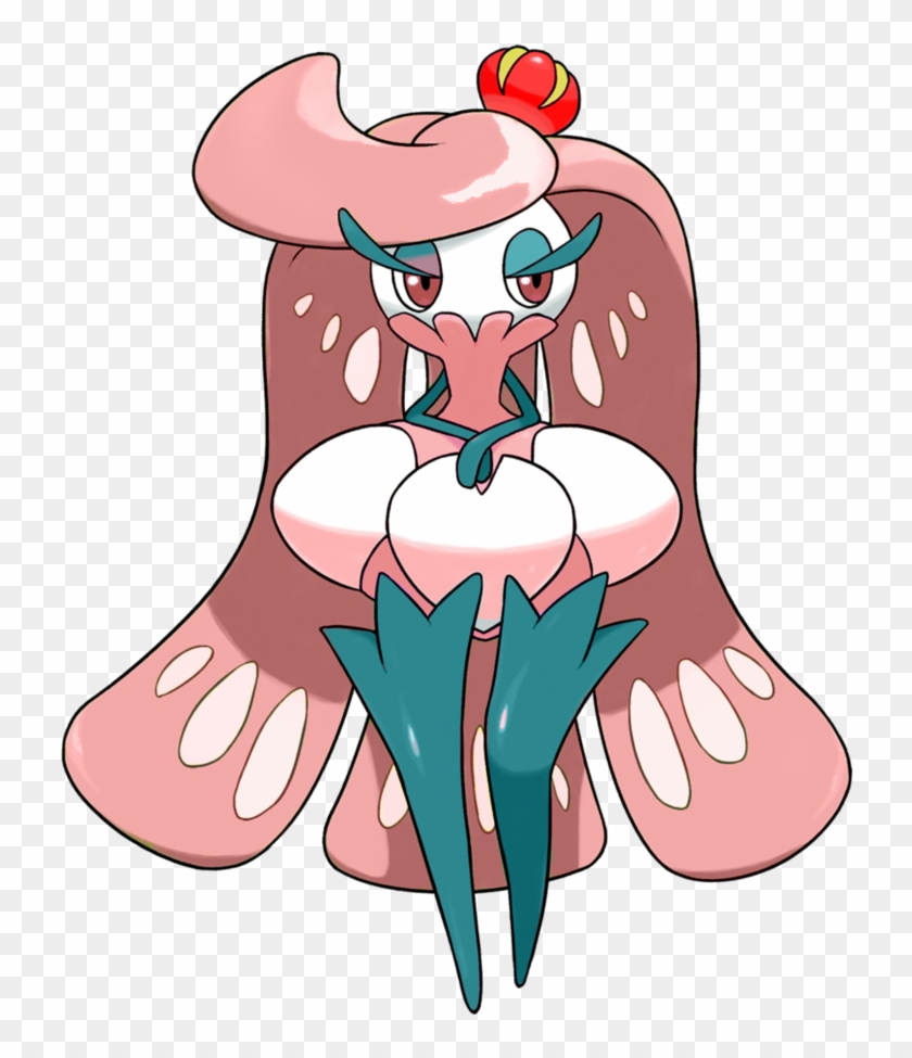 Tsareena (updated) By Hgss94 - Pokemon Sun And Moon Bounsweet Evolution Line #624073