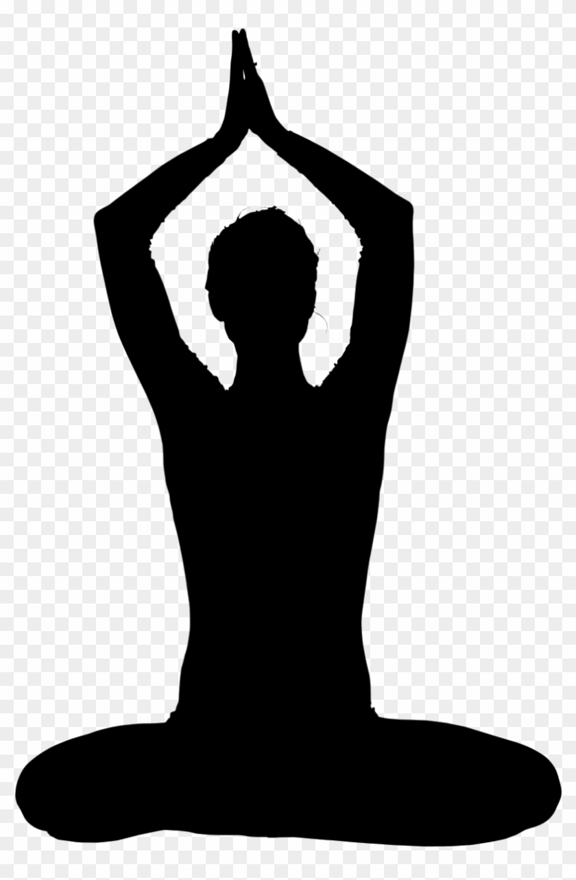 Human Silhouette Clip Art Medium Size - Icone Yoga #624166