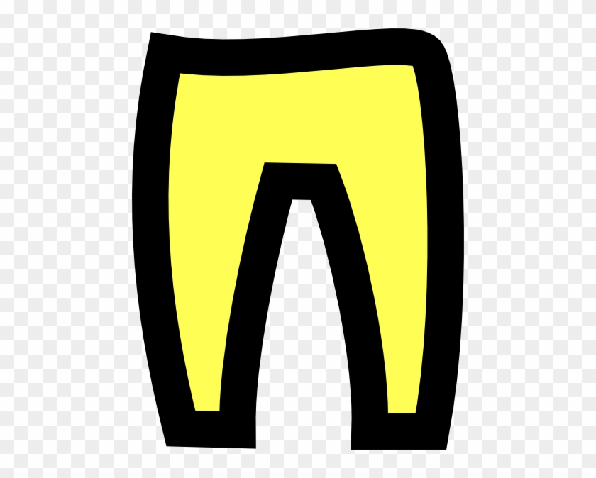 Yellow Trousers Clip Art At Clkercom Vector Online - Mexican Pants Clip Art #624220