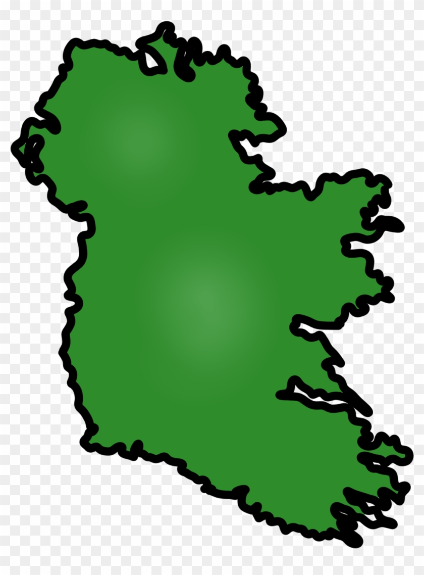 Simple Irish Map Free Cliparts That You Can Download - Illustration #624255