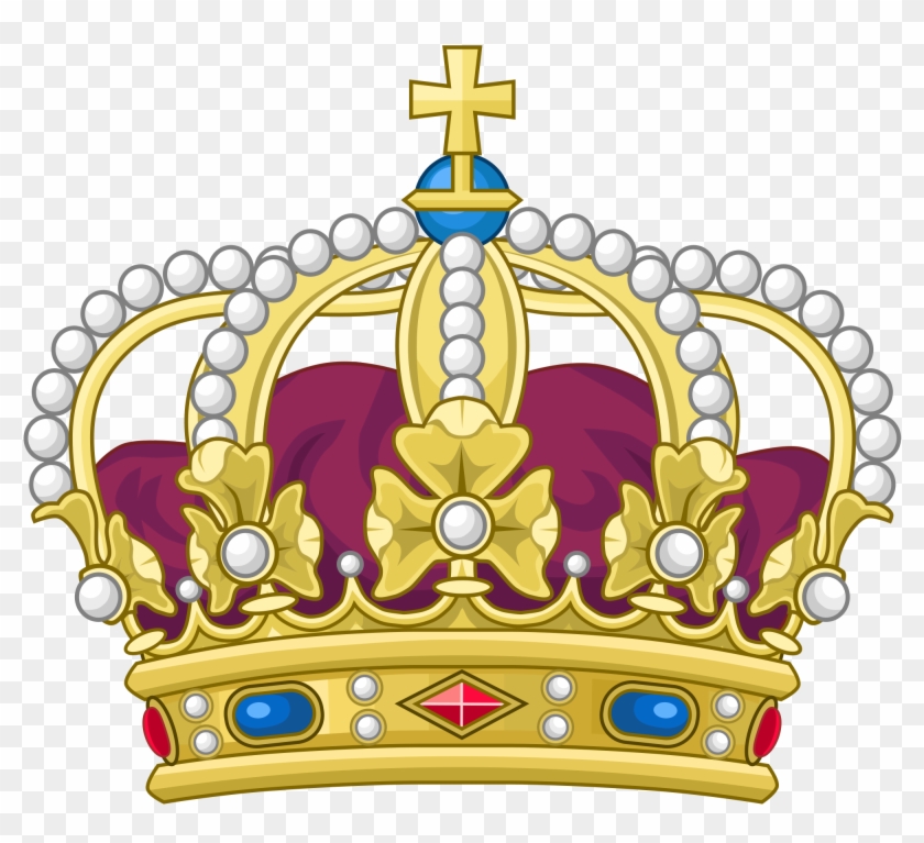 Heraldic Royal Crown Of Sweden - Heraldic Royal Crown Svg #624279
