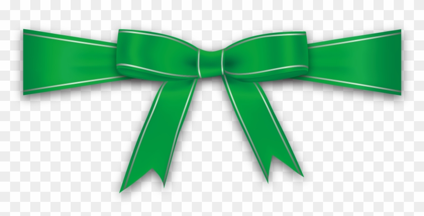 Green Ribbon Shoelace Knot Gratis - Shoelace Knot #624314