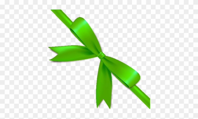 Green Bow Ribbon Icon2 Vector Data - Green Bow And Ribbon #624333
