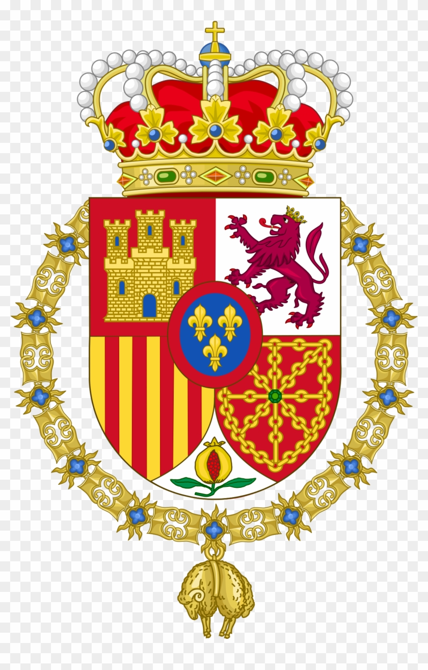 Crown Royal Clipart Constitutional Monarchy - Spanish Coat Of Arms #624425
