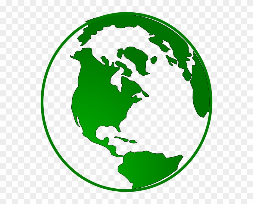 This Free Clip Arts Design Of Globe Green - Globe Clip Art Black And White #624503