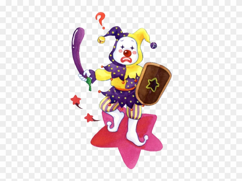 Cartoon Juggling Clown Illustration - Cartoon Juggling Clown Illustration #624581