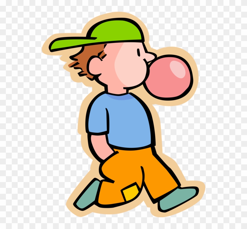 Chewing Gum Clipart Boy - Chewing Gum Clipart #624593