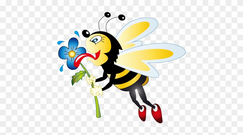 Honey Bee Cartoon Clip Art - Honey Bee Cartoon Clip Art #624701