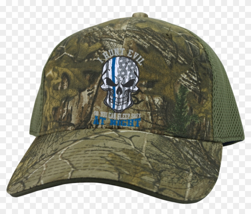 Police Hunt Evil Skull Embroidered Camo Cap With Mesh - Friday Deebo Shirt Bike Rentals What Bike Camo Cap #624690