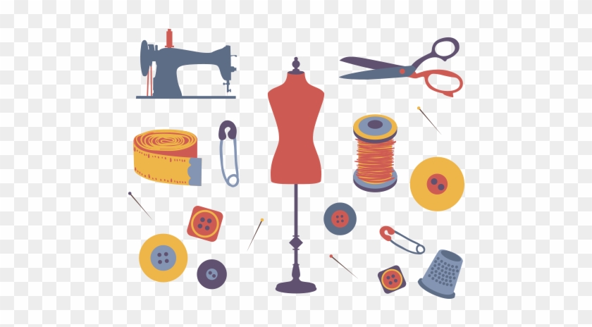 Tailor Shop Icons Illustration Free Vector Download - 手繪 裁縫 #624722