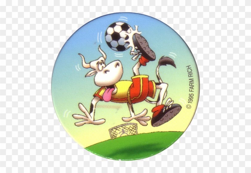 Farm Rich Cow Caps 06 Cow Playing Soccer - American Football #624774