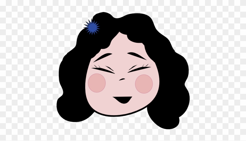 Happy Japanese Woman Clipart - صوره شخص سعيد كرتون #624870