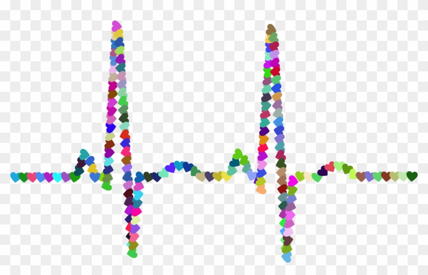 Prismatic Hearts Ekg - Electrocardiography #624915