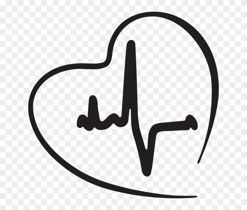 Heart / Ekg Illustration - Heart / Ekg Illustration #624931