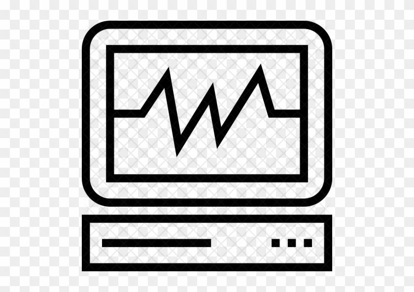 Ecg Monitor Icon - Electrocardiography #624994