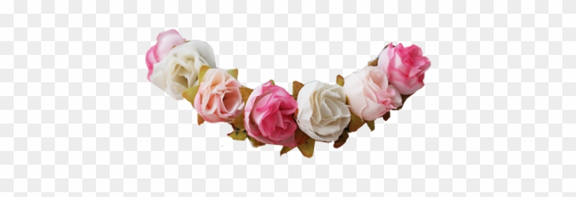 Flower Crown Flower Crown Edit Transparent Flower Crown - Overlays Transparent Tumblr Flowers Png #624995