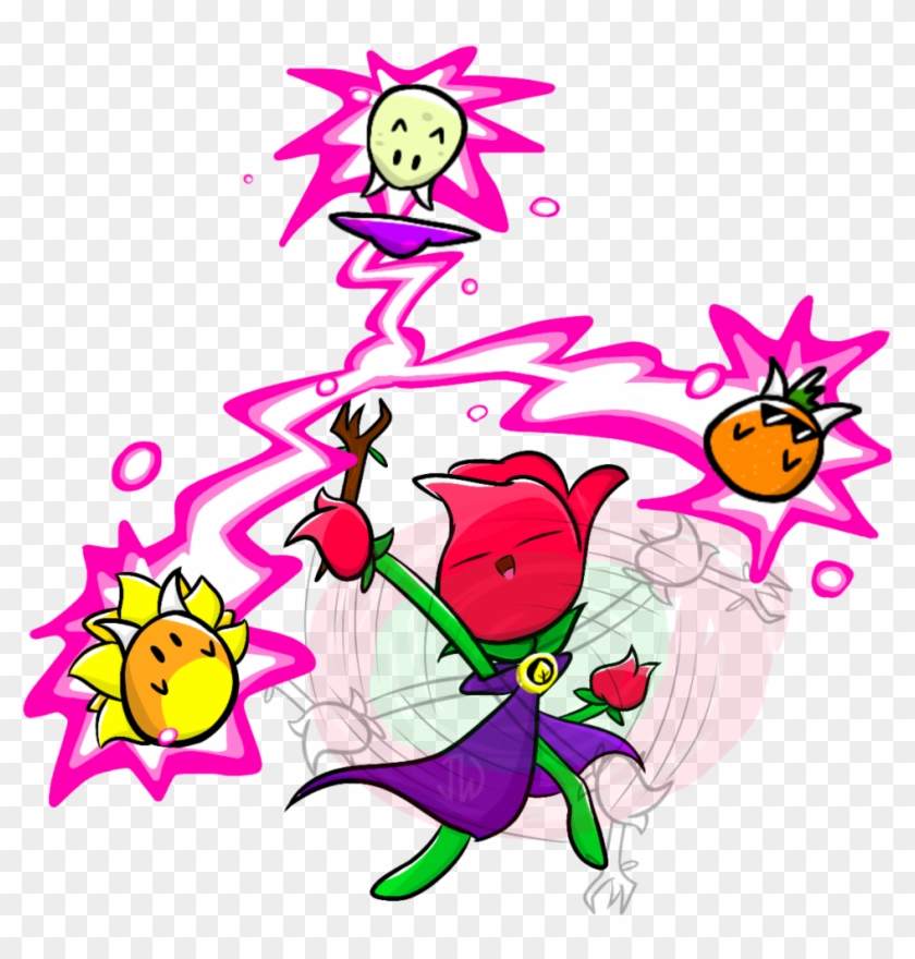 Pvz Heroes Rose Super Power By Jackiewolly - Cartoon #625054