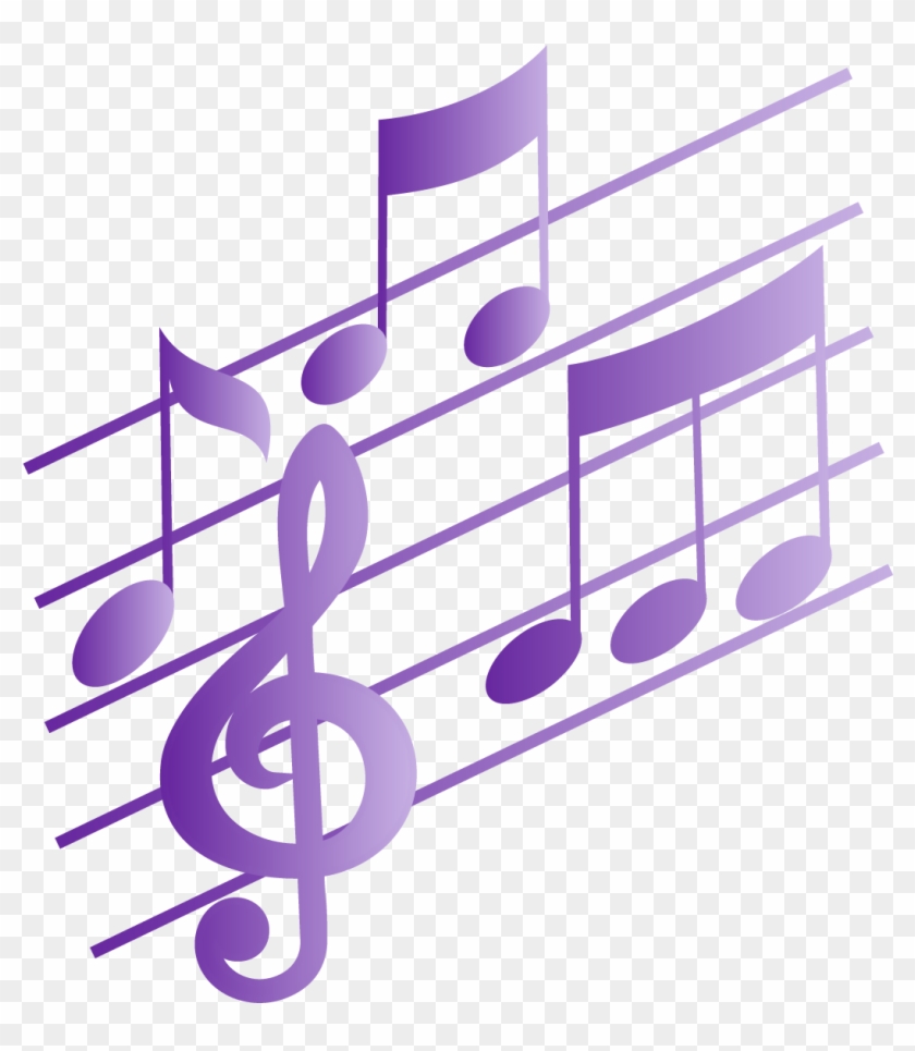 Musical Note Sheet Music Clip Art - Transparent Purple Music Note Png #625074