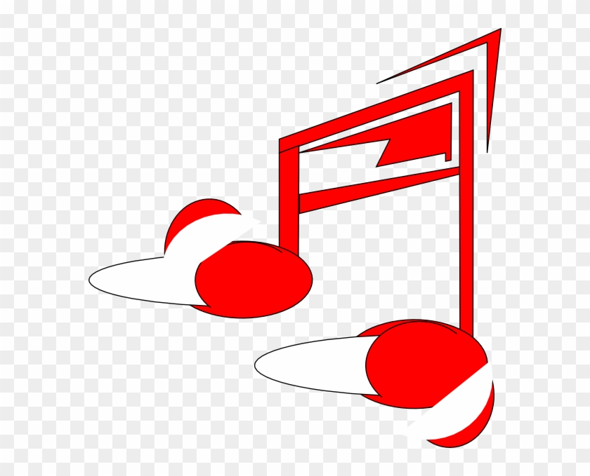 Red Music Note Png #625084