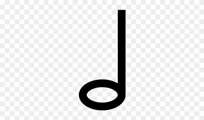 Music Note 4 Icons - Simbolo De La Nota Musical La #625087