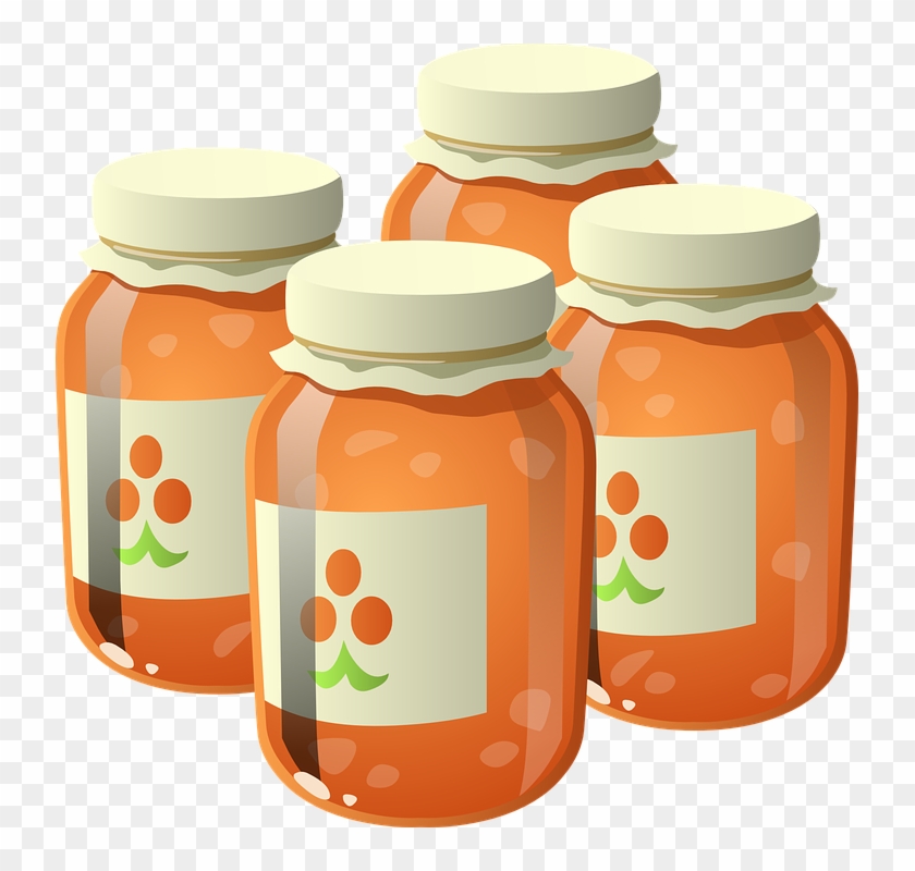 Jam Clipart Food - Jam Jar Png #625205