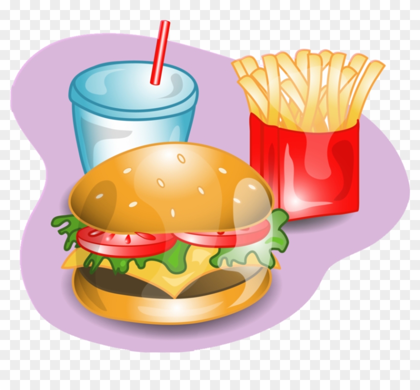 Burger And Fries Clipart #625236