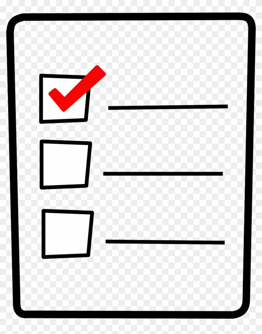 Via Pixabay - Checklist Clipart #625246