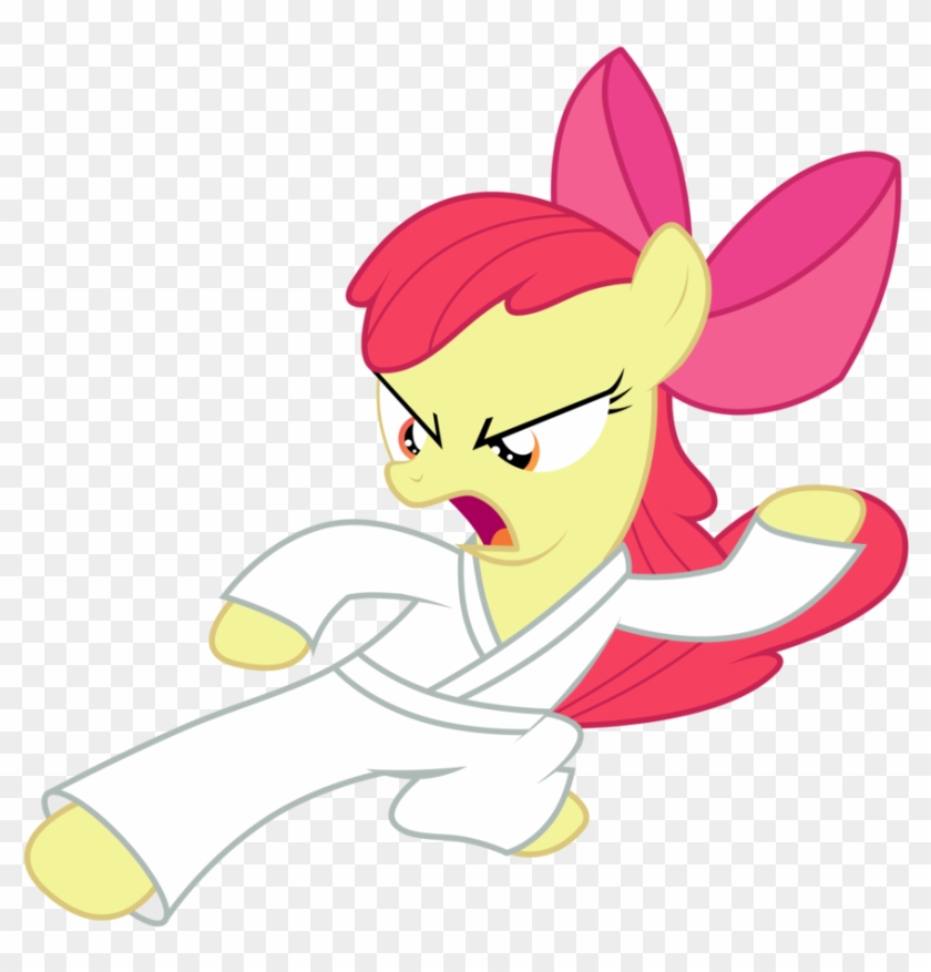 Kung Fu Master Apple Bloom By Brony-works - My Little Pony ♥ Apple Bloom Karate #625386