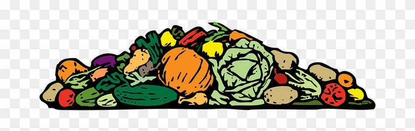 Vegetables Pile Assorted Variety Food Raw - Food Pile Clipart #625504