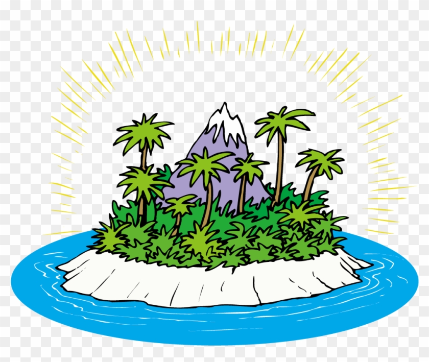 Saipan Island Sea - Dibujo De Una Isla #625915