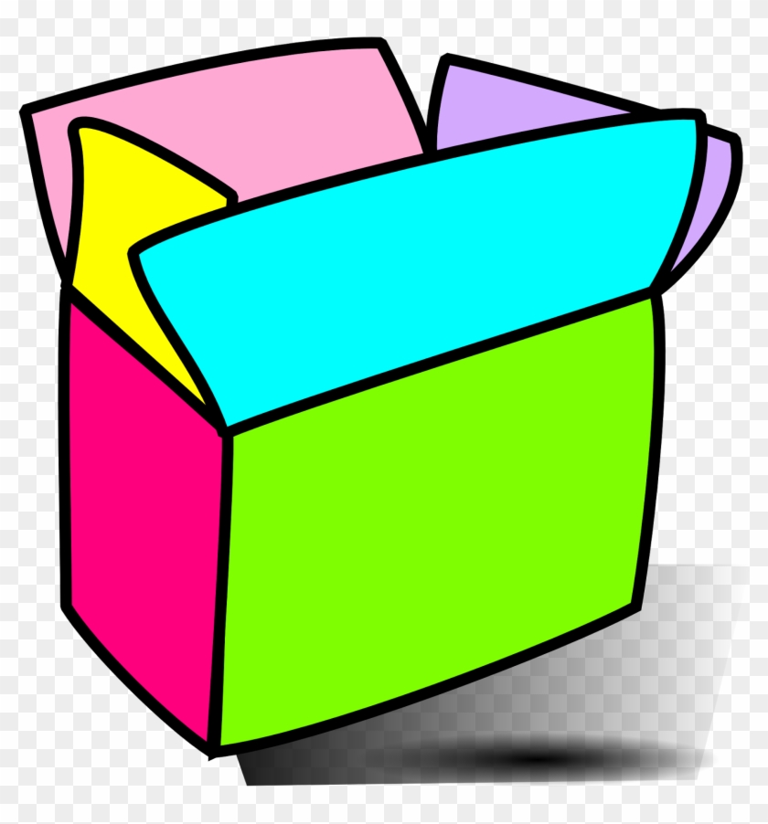 Juice Box 9, Buy Clip Art - Colorful Open Box #625958