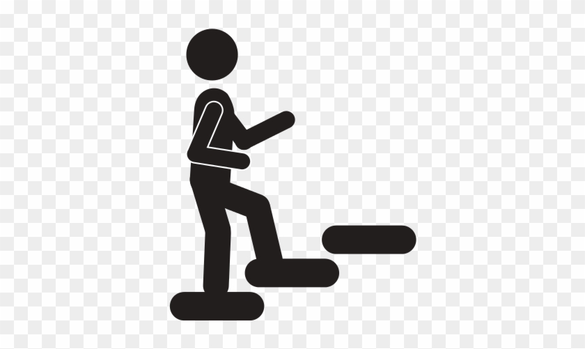 Person Up The Stairs Icon - Illustration #626019