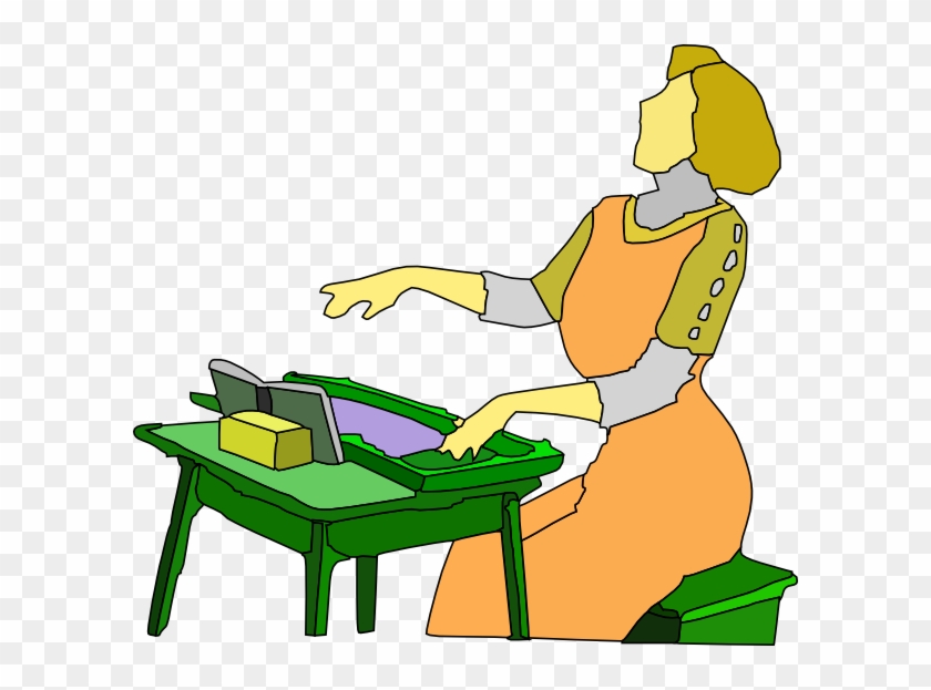 Woman Shopkeeper Clipart #626087